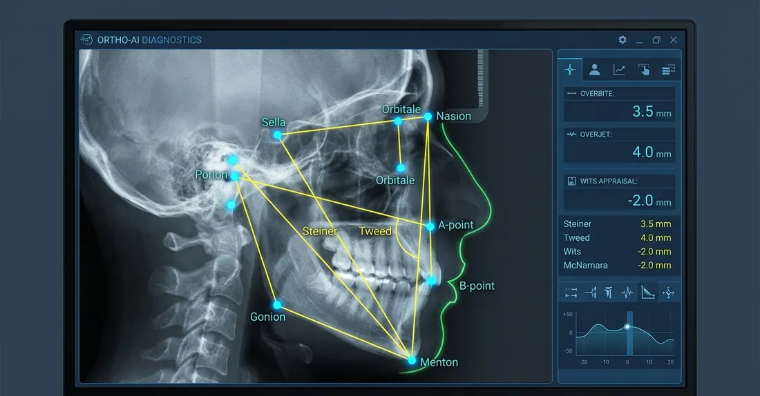 Automated AI cephalometric analysis